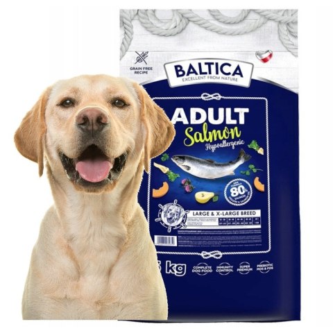 Baltica Adult Salmon 12kg Karma z łososiem dla dużych ras