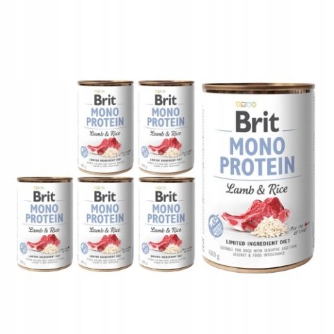 Brit Mono Protein Lamb & Rice 400g JAGNIĘCINA Z RYŻEM