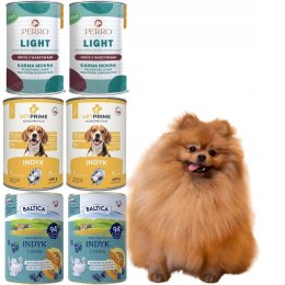 MOMOBIAŁKOWY INDYK DLA ALERGIKA PERRO LIGHT VETPRIME BALTICA MIX 6x400g