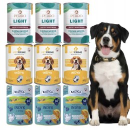 MOMOBIAŁKOWY INDYK DLA ALERGIKA PERRO LIGHT VETPRIME BALTICA MIX 9x400g