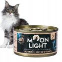 MOONLIGHT DINNER Nr2 KARMA W PUSZCE DLA KOTA TUŃCZYK KURCZAK KREWETKI 80g