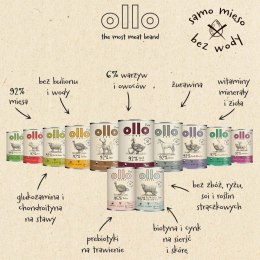 Ollo Pure Kaczka z Jabłkiem 400g