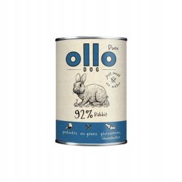 Ollo Pure Królik RABBIT 400g monoproteinowa karma mięso mięśniowe