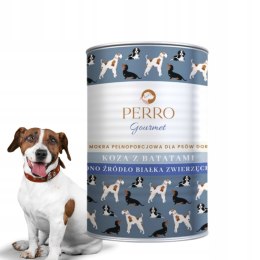 PERRO GOURMET KOZA Z BATATAMI dla psów dorosłych 400g monobiałkowa