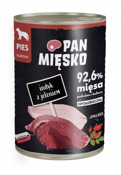 Pan Mięsko 12 x 400 g mix NOWYCH SMAKÓW DLA PSA
