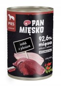 Pan Mięsko 24 x 400 g mix NOWYCH SMAKÓW DLA PSA