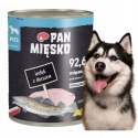 Pan Mięsko karma mokra dla psa Indyk z dorszem 800g