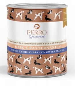 Perro - Monobiałkowa Adult - DZIK Z PASTERNAKIEM - 800g