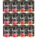 Rafi Cat Dolina Noteci Cielęcina Kaczka 12x400 ULUBIONE SMAKI mokra karma