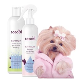TOTOBI Mgiełka ułatwiająca rozczesywanie + szampon po spacerze 2x300
