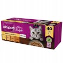 WHISKAS MOKRA KARMA DLA KOTA MIX SMAKÓW W SOSIE SASZETKI 40x85G ZDROWA WIT.
