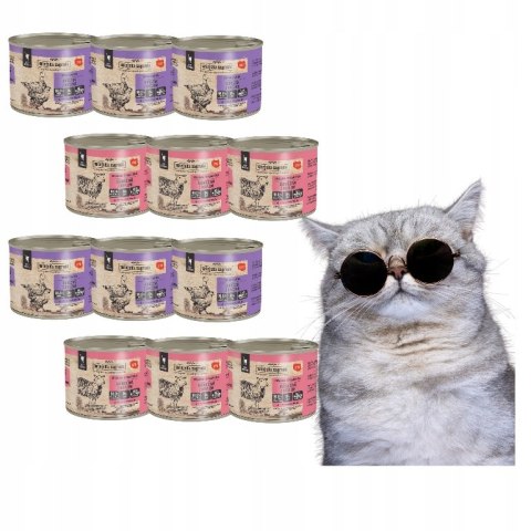 Wiejska Zagroda 12x200 MIX 2 ULUBIONESMAKI KURCZAK Z KACZKA, JAGNIĘCINA