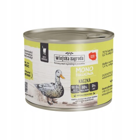 Wiejska Zagroda Zestaw Mono 12x200 MIX SMAKÓW DLA KOTA DOROSŁEGO