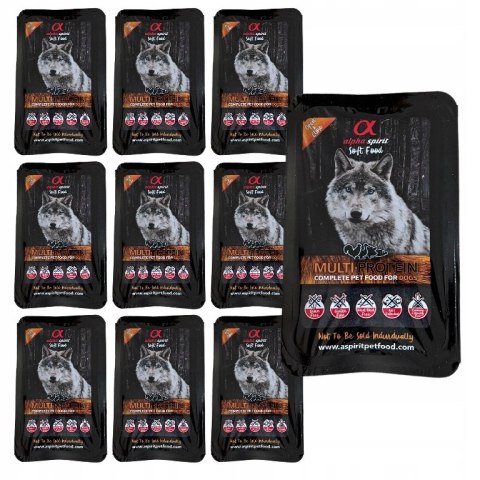 ALPHA SPIRIT MULTIPROTEIN WILD FISH 20X200G pyszna zdrowa karma półmiękka