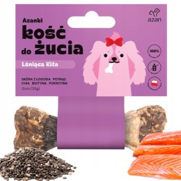 AZANKI Kość do żucia LŚNIĄCA KITA Dla Zdrowej Skóry i Lśniącej Sierści 12cm