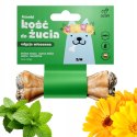 AZANKI Kość do żucia dla psa z kozą i miętą Przysmak dla psa - S/M 12CM