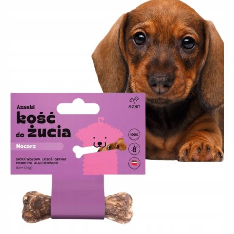 AZANKI PUPPY KOŚĆ MOCARZ DLA MŁODYCH PSÓW 10 cm
