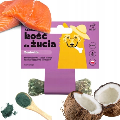 Azanki Kość do żucia SENIORITA 10CM