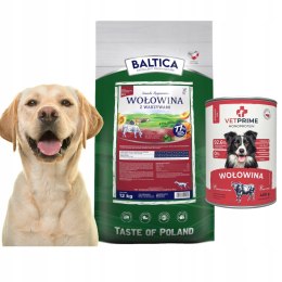 BALTICA SMAKI REGIONÓW Wołowina z warzywami M/L 12kg