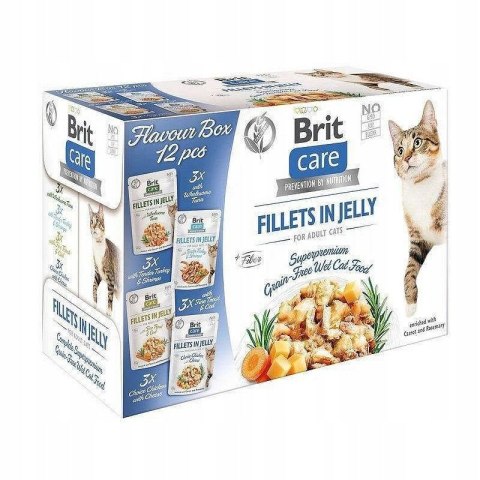 BRIT Care Cat Flavour Box in Jelly mix smaków w galaretce 12x85g