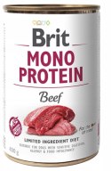 BRIT MONO protein MIX SMAKÓW 12x400 g KRÓLIK JAGNIĘCINA