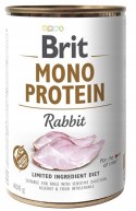 BRIT MONO protein MIX SMAKÓW 12x400 g KRÓLIK JAGNIĘCINA