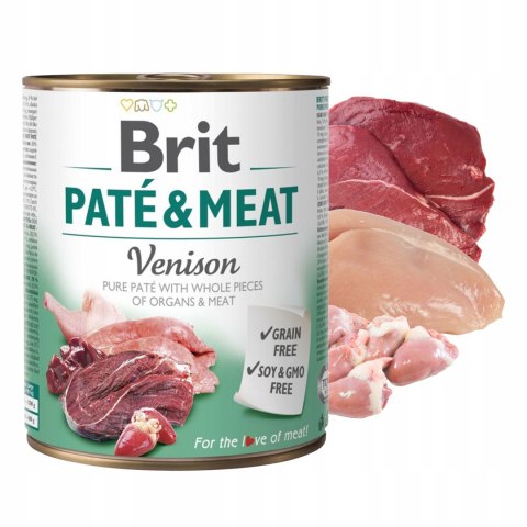BRIT PATE&MEAT VENISON 800g
