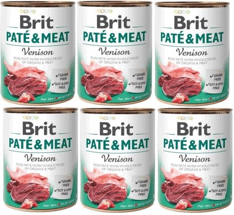 BRIT PATE&MEAT VENISON 800g