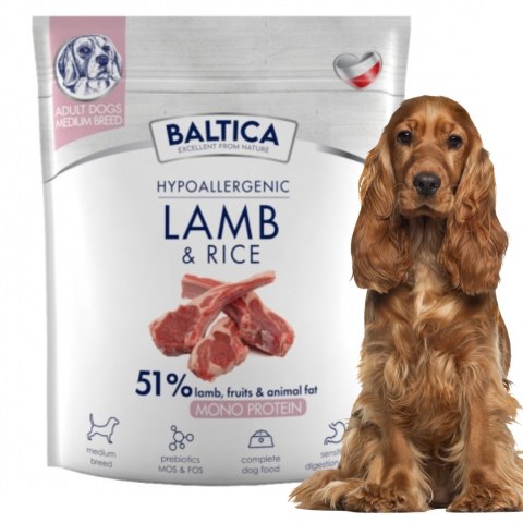 Baltica Adult Lamb&Rice M 1kg RASY ŚREDNIE
