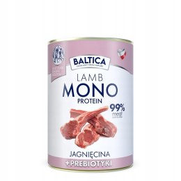 Baltica Nutraceutic jagnięcina 99% z malinami MIX 6X400g