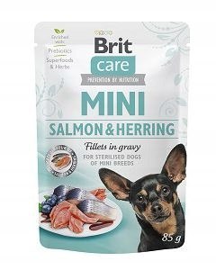 Brit Care Mini Pouch 40x85 MEGA ZESTAW ZAPAS Saszetki karma dla miniaturki