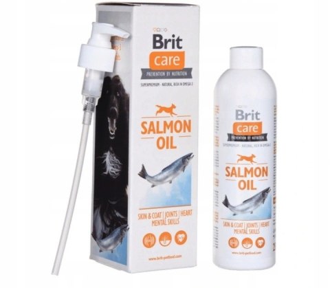 Brit Care Olej z lososia 250 ml skora i siersc omega DHA