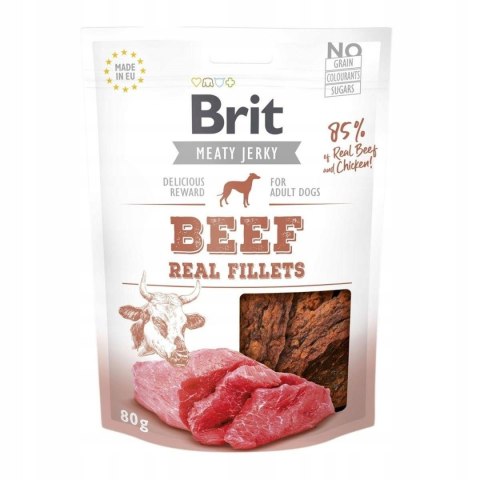 Brit Jerky Snack ZESTAW NAJLEPSZE SMAKI 5 X 80g