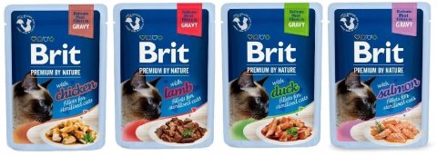 Brit Premium Cat Gravy Sterilised Plate 12 x 85g