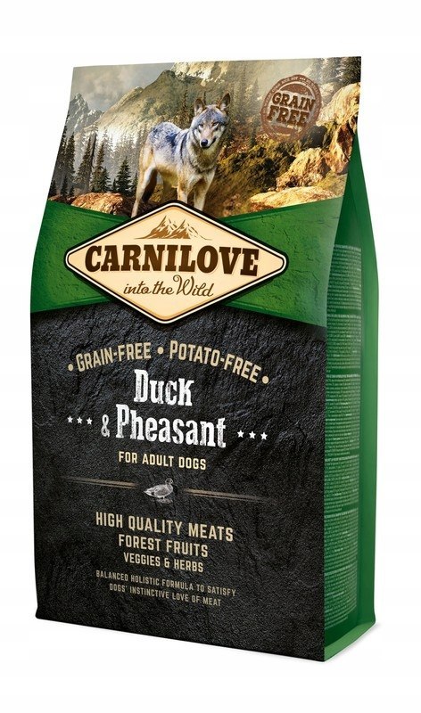 CARNILOVE DUCK & PHEASANT / Kaczka i Bażant dla dorosłych psów 4kg