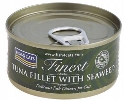 Fish4Cats Finest TUNA FILLET WITH SEAWEED filet z Tuńczyka z Algami 70g