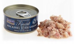 Fish4Cats MACKEREL WITH SHRIMP Makrela z krewetką 70g mokra karma dla kota
