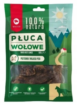 MACED 100% NATURA PŁUCA WOŁOWE 100 G naturalne smaczki