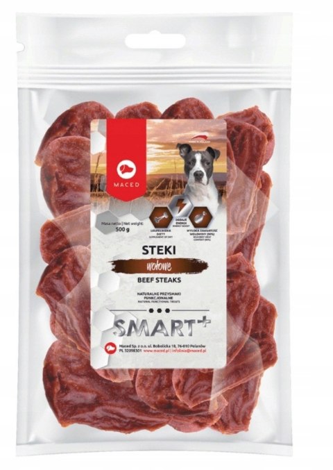 MACED STEKI WOŁOWE 500G PRZYSMAK KARMA STEK