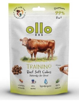 Ollo Air Dried BEEF Cubes Suszony Przysmak Treningowy Wołowina dla Psa 80g