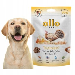 Ollo Air Dried TURKEY Cubes Suszony Przysmak Treningowy Indyk dla Psa 80g