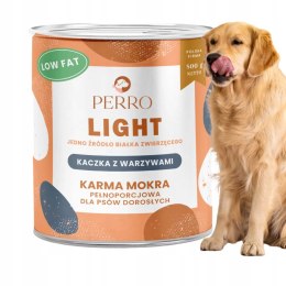 Perro Light Kaczka z warzywami - monobiałkowa formuła dla psów dorosłych 80