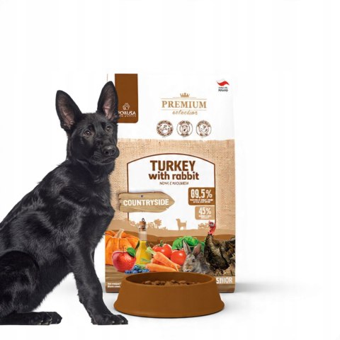 Premium Selection - Turkey with Rabbit sucha karma dla psów seniorów 3 kg