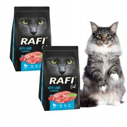 Rafi Cat JAGNIĘCINA 2x1,5 kg sucha karma dla kota dorosłego 3kg