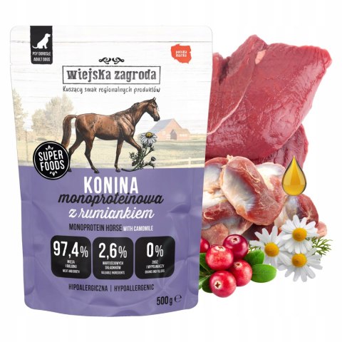 Wiejska Zagroda 12x500 Mix Monobiałkowe Saszetki DLA PSA