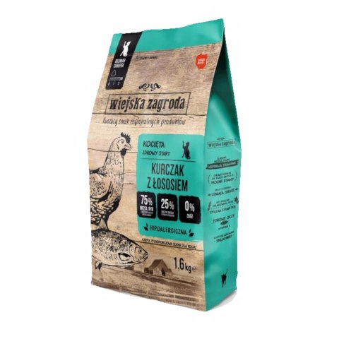 Wiejska Zagroda KOCIAK Kurczak z Łososiem 1,6 kg