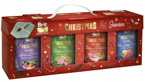 Brit Care Christmas Selection 4 x 400 g Puszki dla psa Świąteczne Smaki