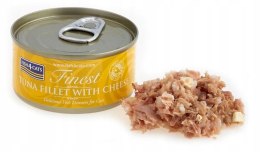 FISH4CATS TUNA FILLET WITH CHEESE MOKRA KARMA DLA KOTA TUŃCZYK Z SEREM 70g