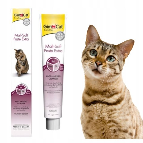 Gimcat Malt-Soft Paste Extra 100g - pasta odkłaczająca