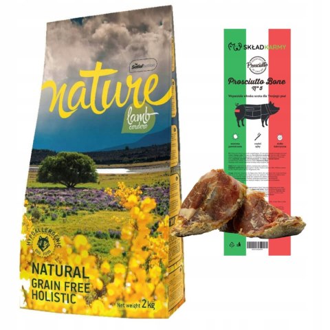 Nature Lamb Grain Free (Jagnięcina) 2 kg pyszna kama dla psa